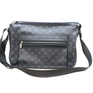 Louis Vuitton Odyssey Messenger Bag Monogram Eclipse Black Gray